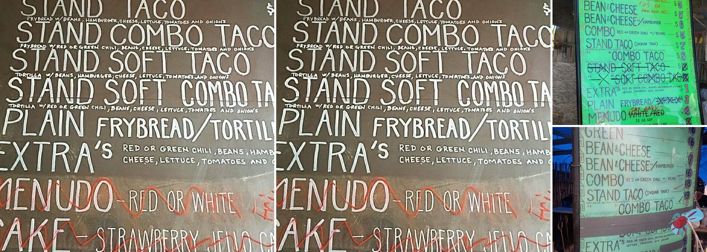 The Stand Menu