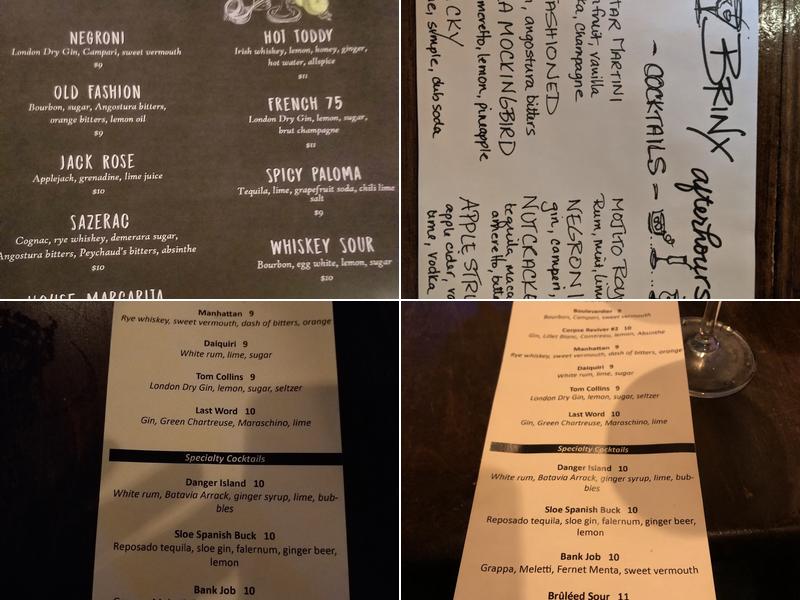Brinx Coffee Menu