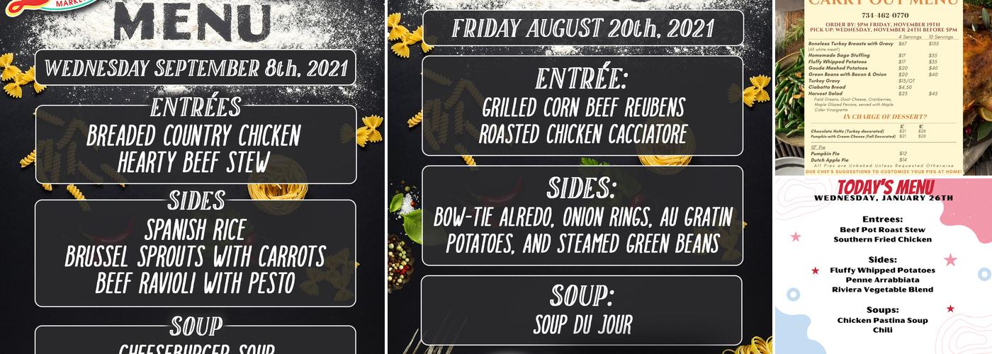 Laurel Manor Menu