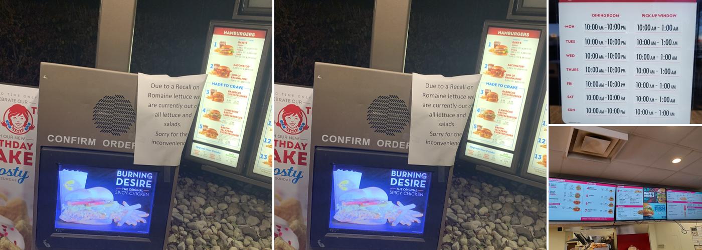 Wendy's Menu