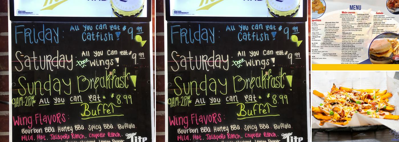 Port Royal Gastropub Menu