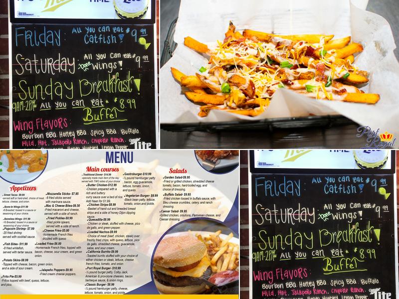 Port Royal Gastropub Menu