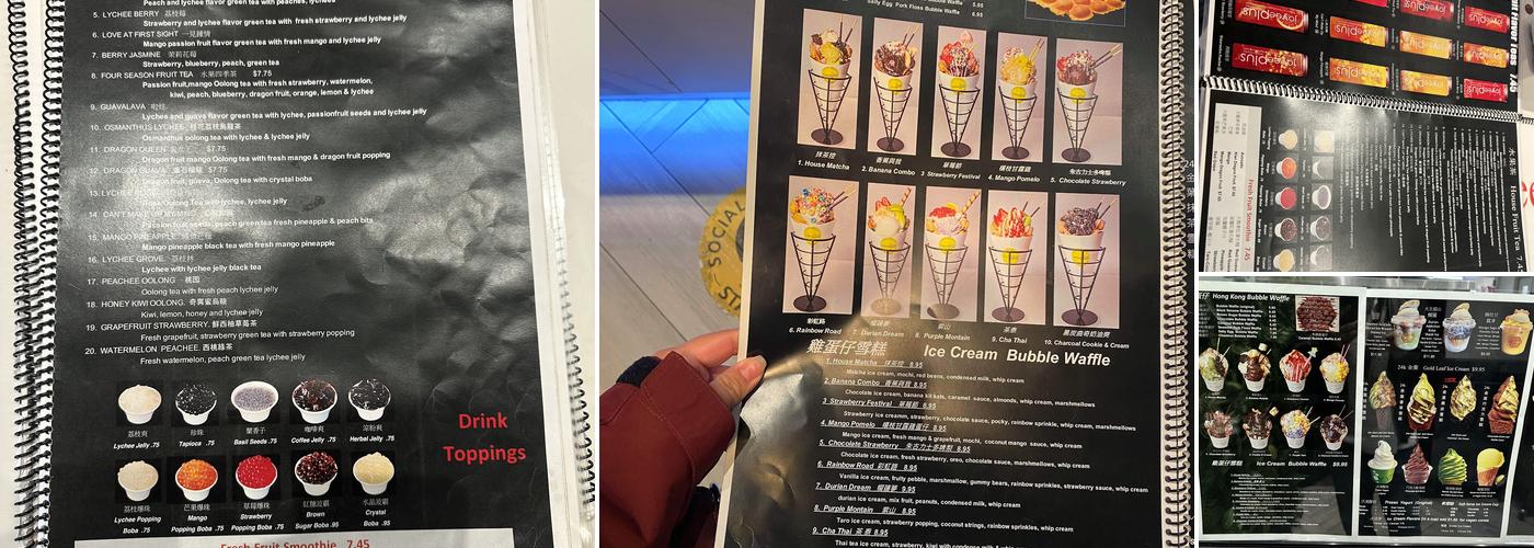 Joy Yee Plus Menu