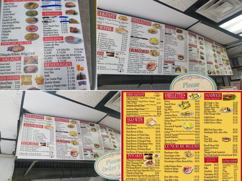 Reyes Grill Menu