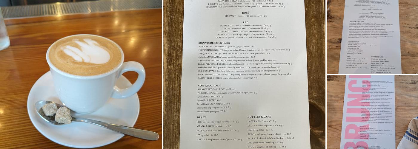 The Kitchen American Bistro Menu