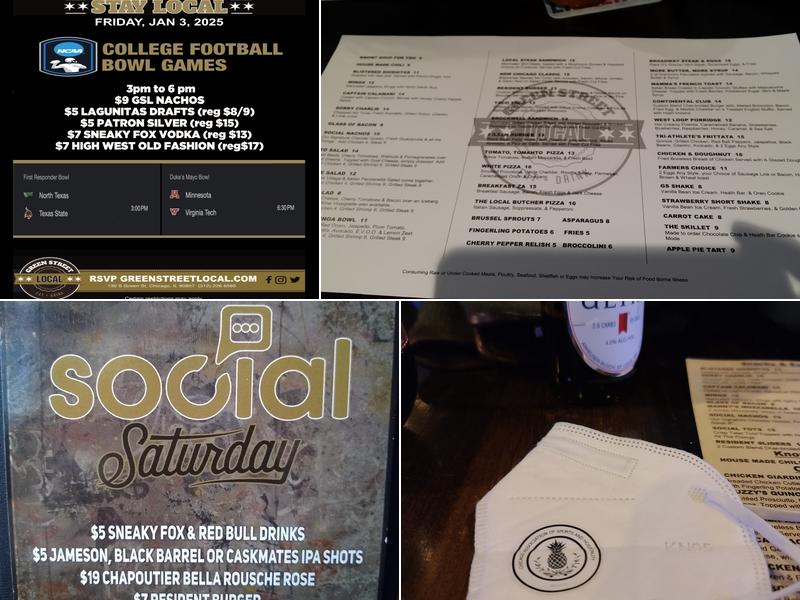 Green Street Local Menu