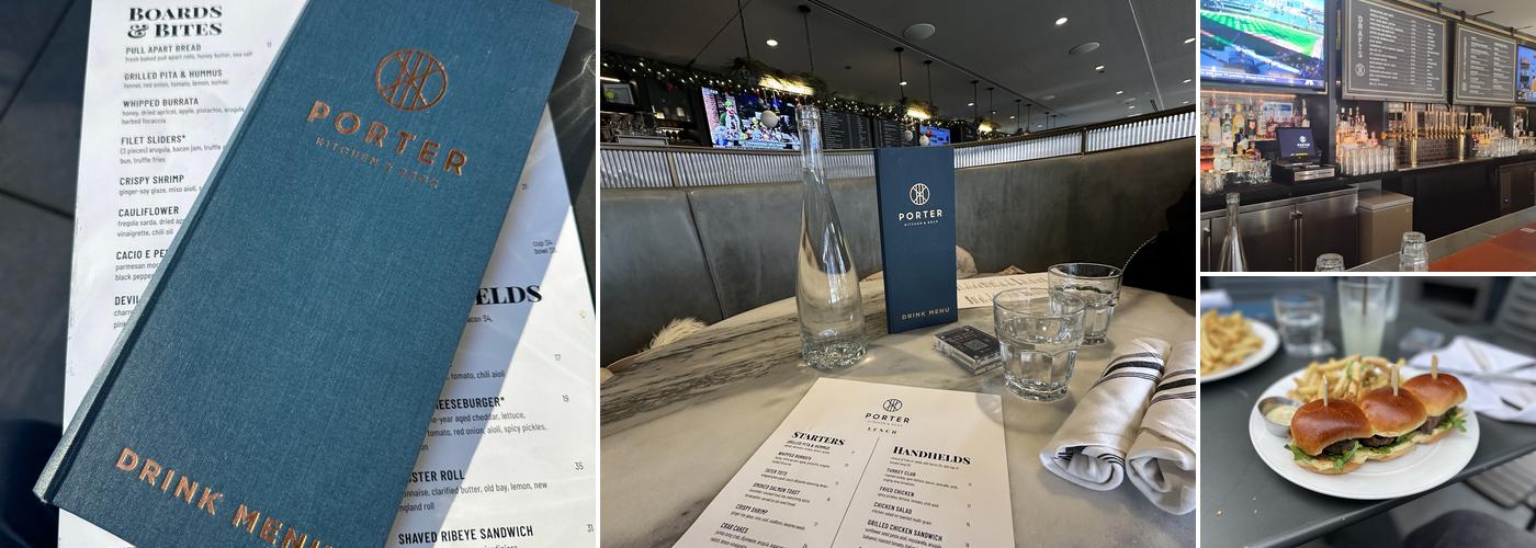 Porter Kitchen & Deck Menu