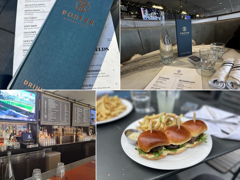 Porter Kitchen & Deck Menu