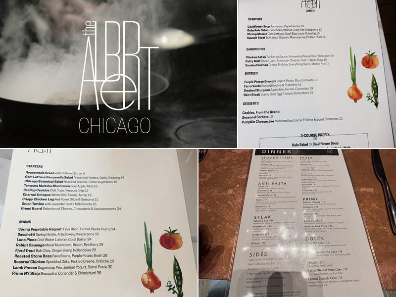 the Albert Menu