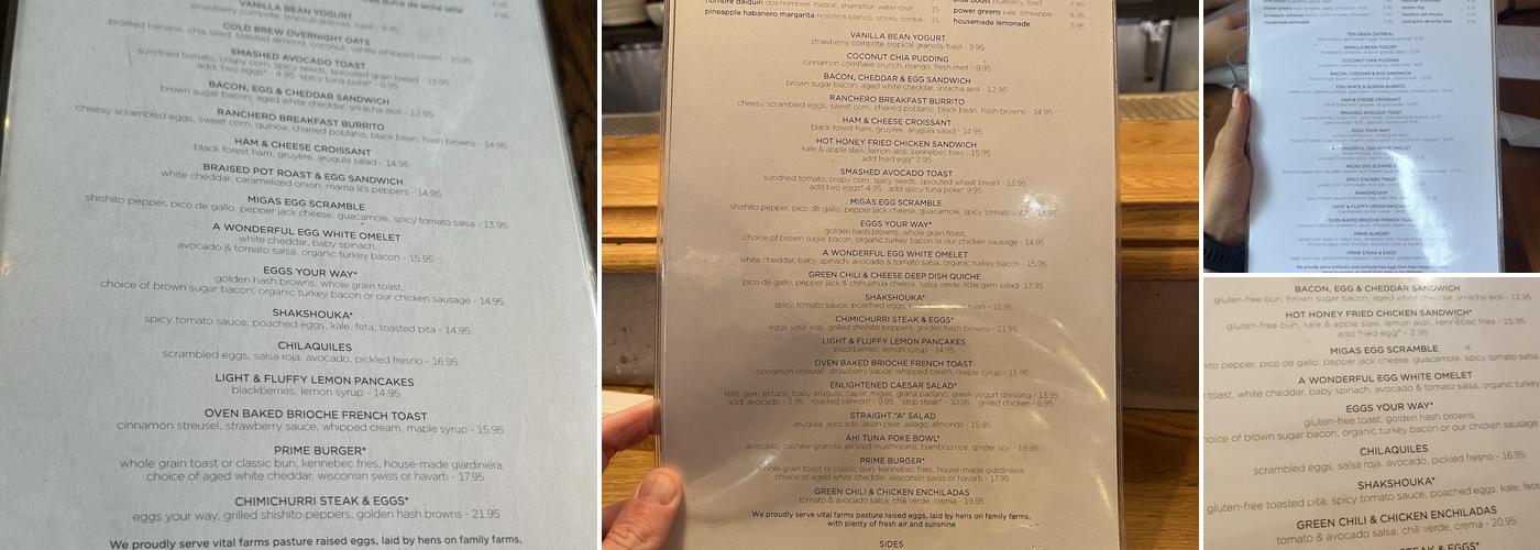 Beatrix Menu