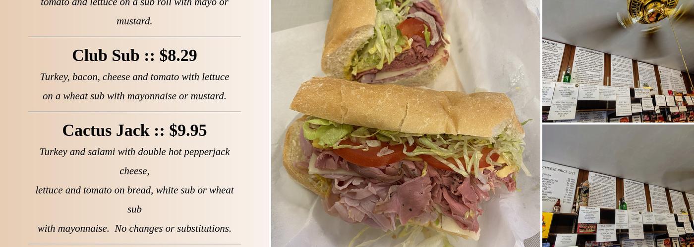 Cheese 'n Stuff Menu