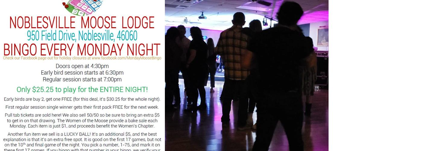 Noblesville Moose Lodge 540 Menu