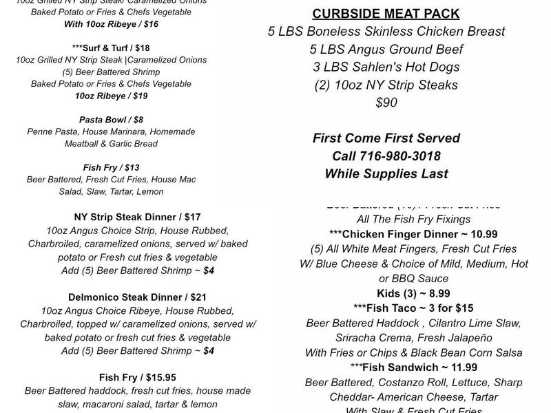 A & C Meat Co. Menu