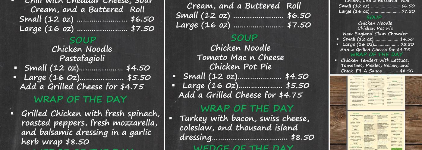 Carol's Deli Menu