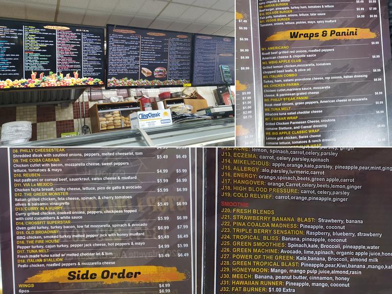 Stop 1 Deli Gourmet Menu