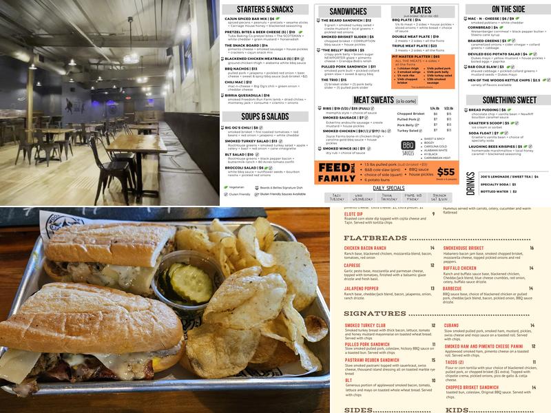 Wooden Cask Brewing Company Menu