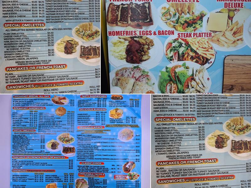 Galaxy Coffee shop Inc. Menu