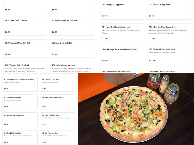 Angelo's Pizza & Deli Menu