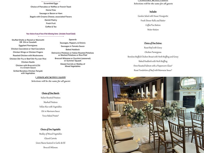 Anthony's Malden Menu