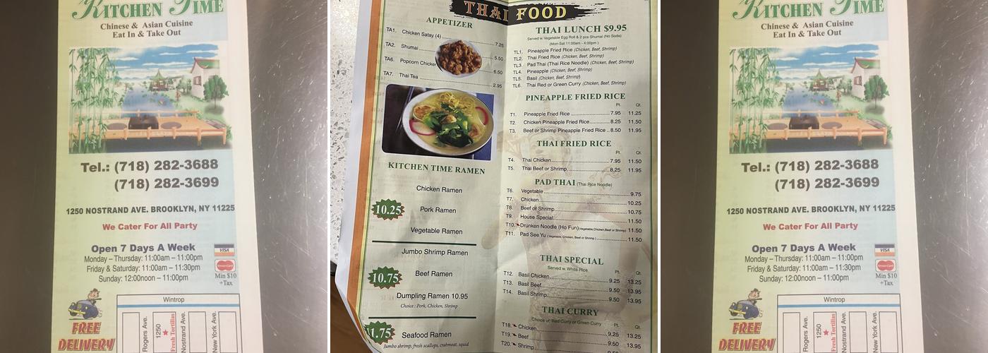 Best Kitchen Time Menu
