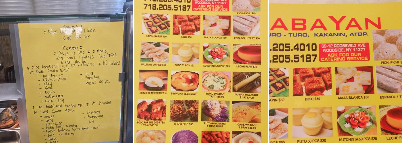 Kabayan Menu
