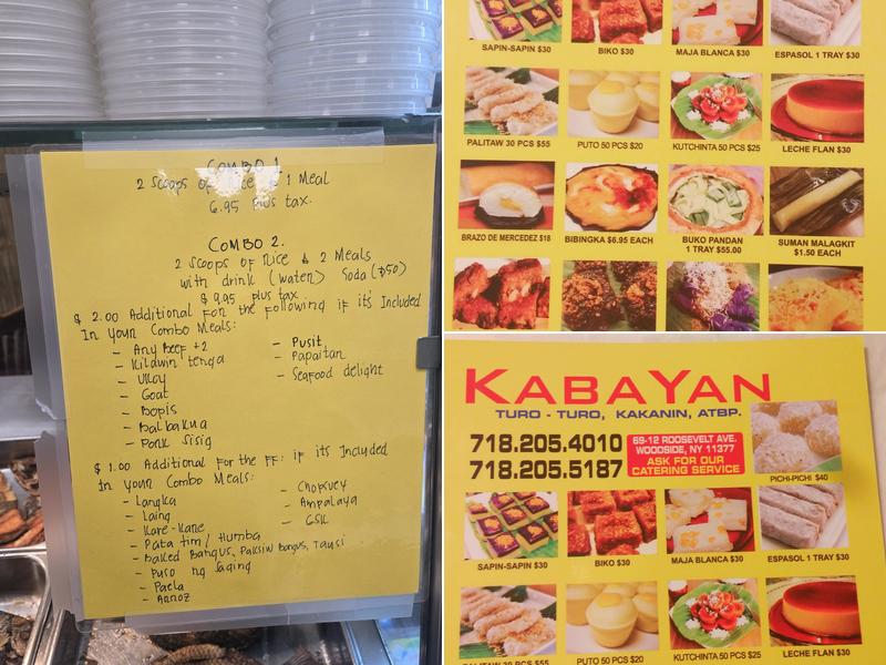 Kabayan Menu