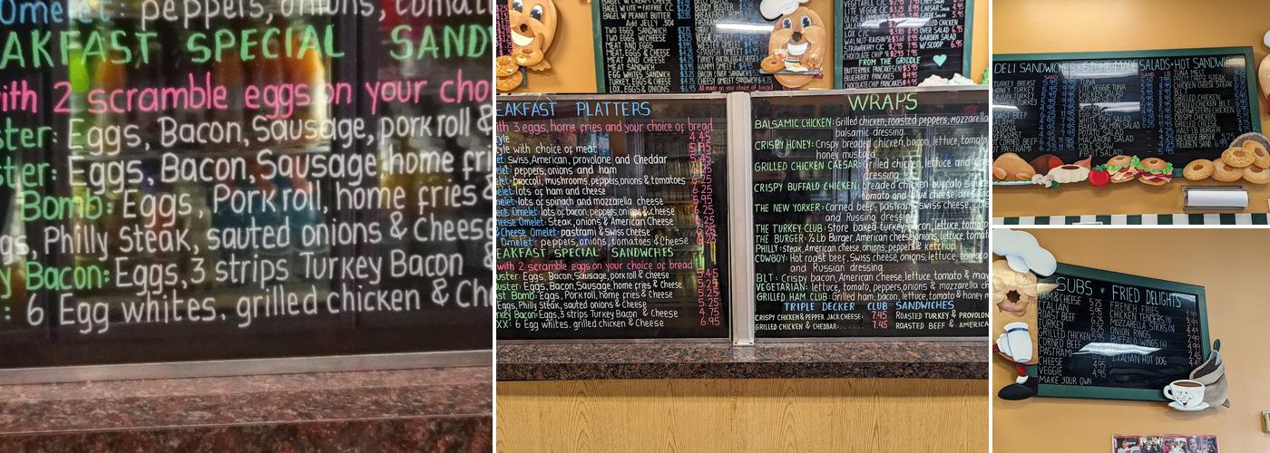 Bagel Bazaar Menu