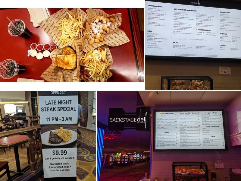 Backstage Deli Menu