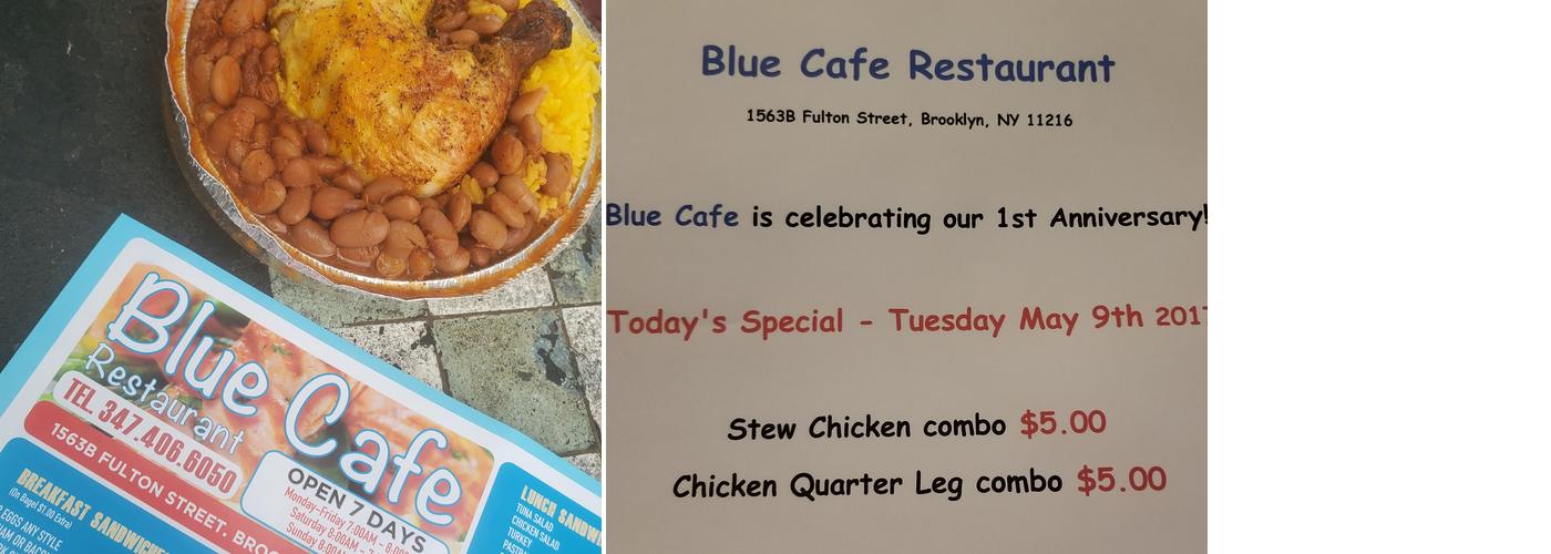 Blue Cafe Menu