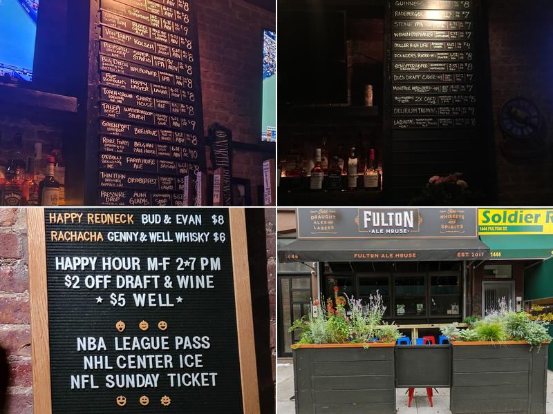 Fulton Ale House Menu