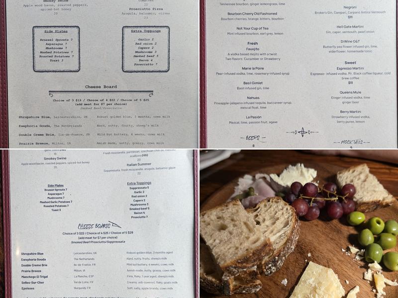 DiWine Natural Wine Bar & Restaurant Menu