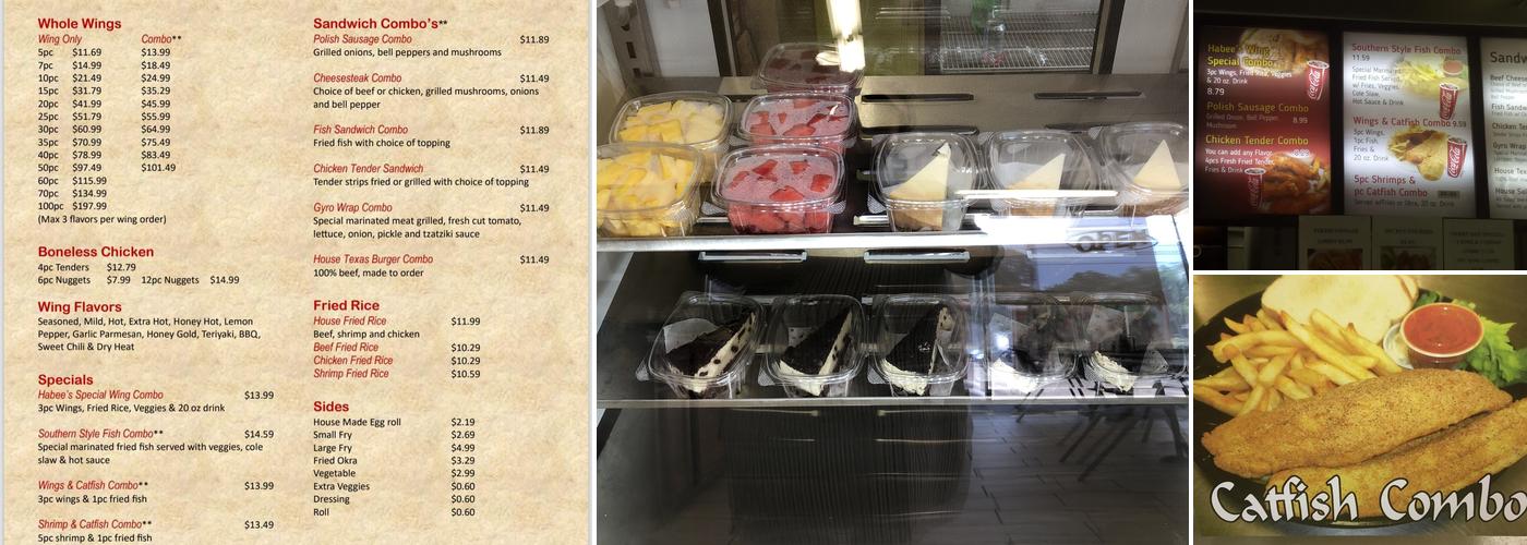 Habee's Wing & Deli Menu