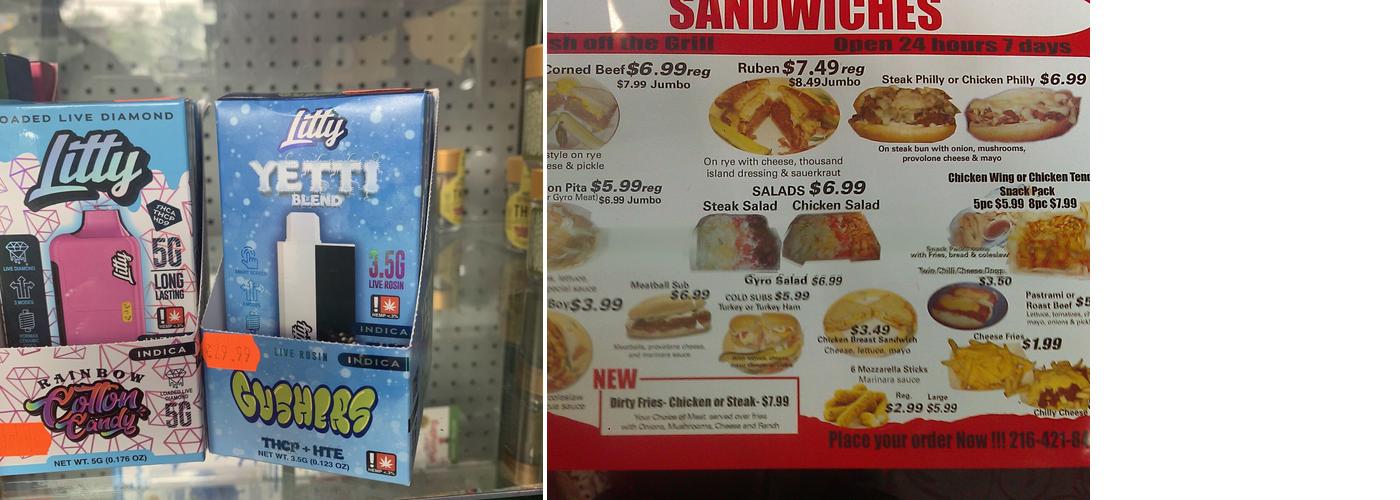 Chillie's Beverage & Deli Menu