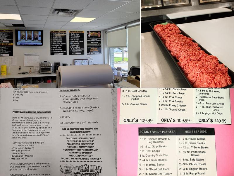 Miller's Meats, BBQ & Catering Menu