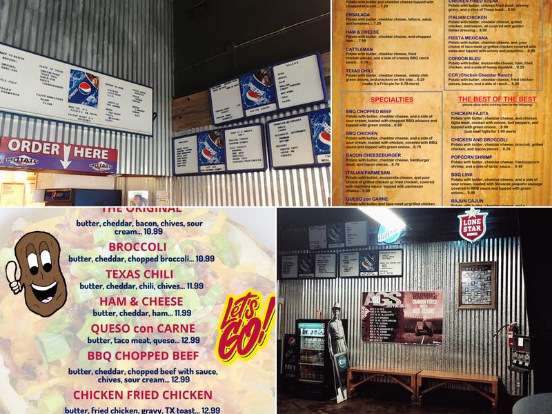 Potato Shack Plus Menu