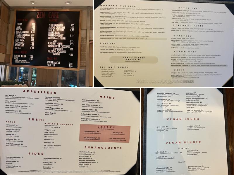 Zen Kitchen Menu