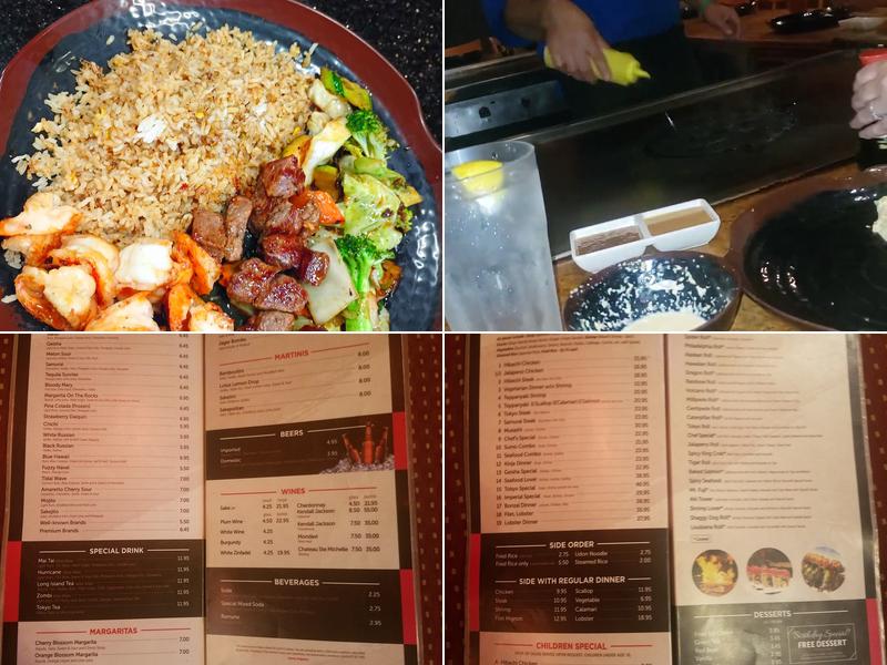 Tokyo Hibachi & Sushi Menu
