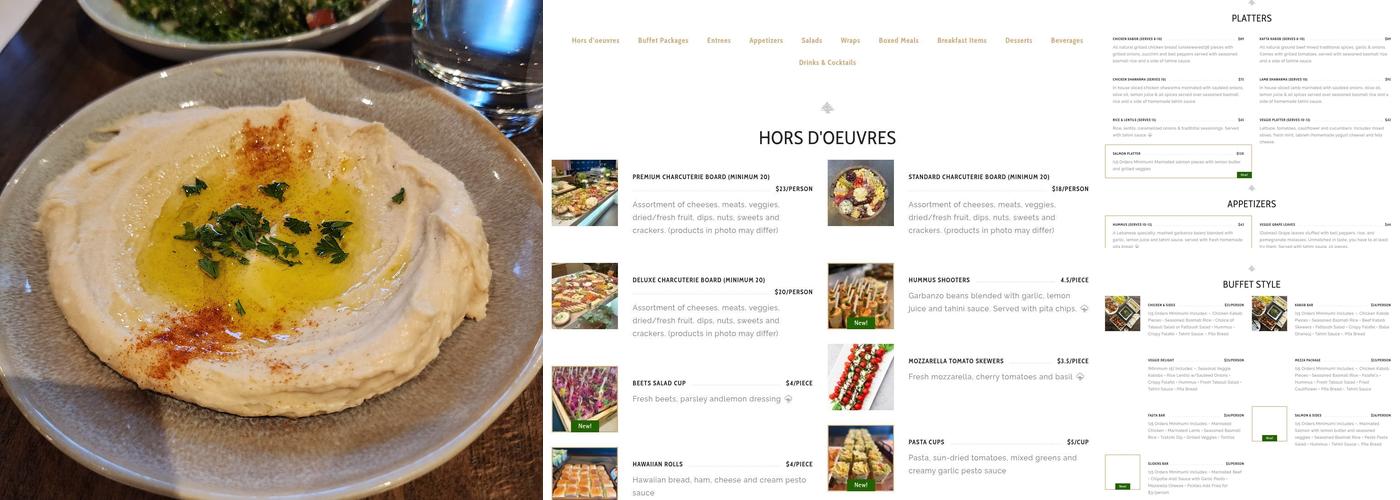 Karam Restaurant and Bar Menu