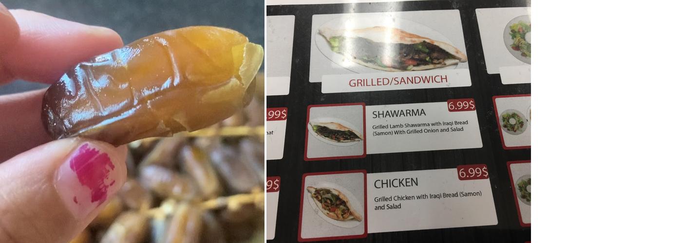 Halal Meat & Mediterranean grocery Menu