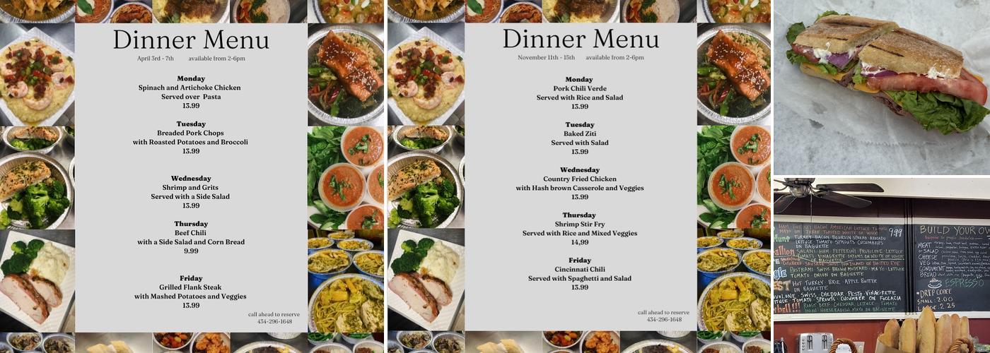 Hunt Country Corner Menu