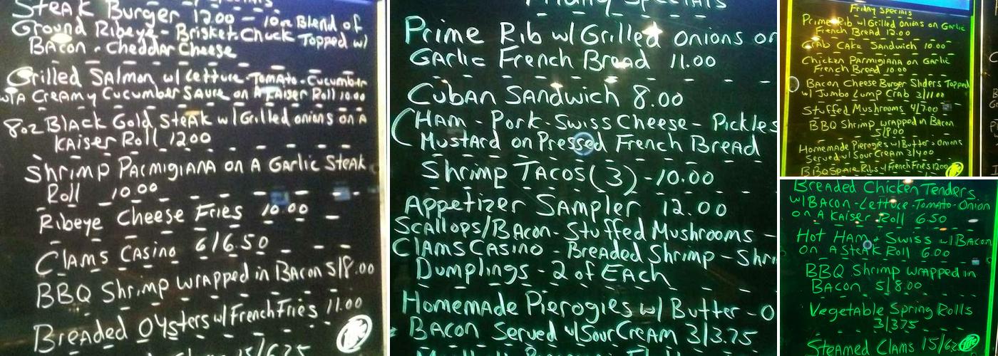 North End Republican Association Menu