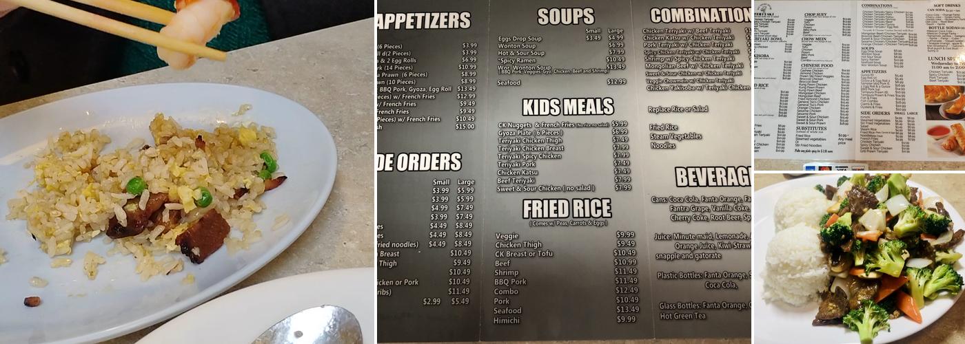 Best Teriyaki 72nd Menu