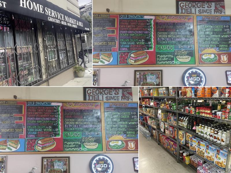 Home Service Market Menu