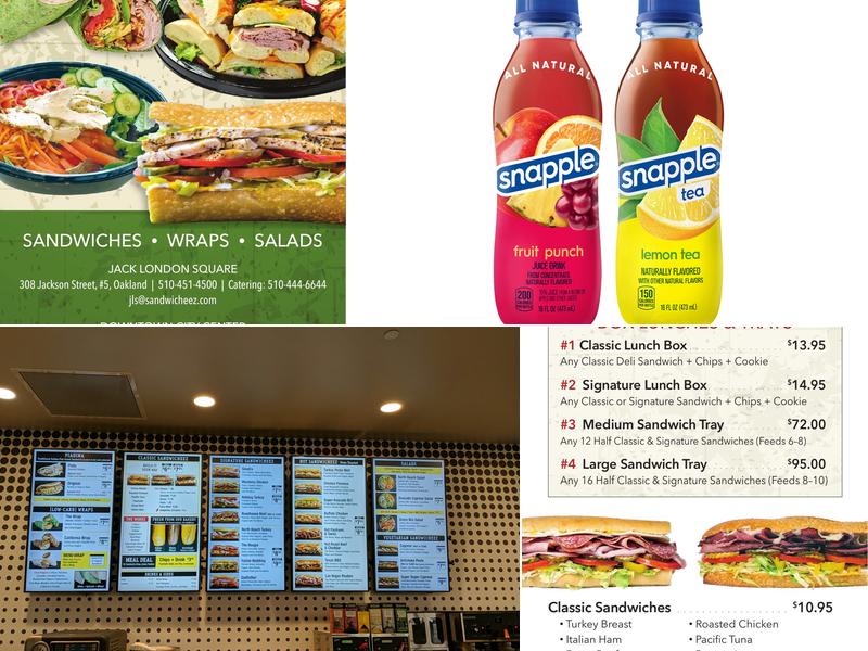 North Beach Sandwicheez and Cafe Menu