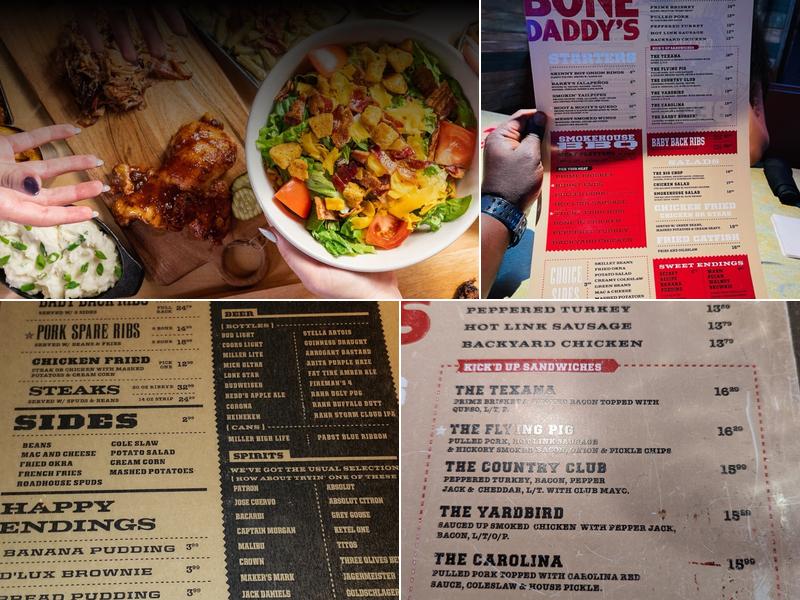 Bone Daddy's Menu