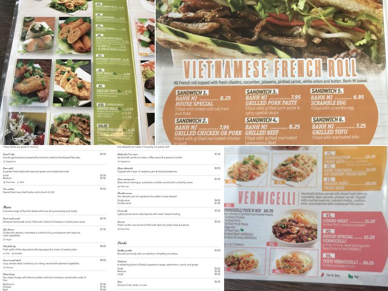 Love Pho Cafe Menu