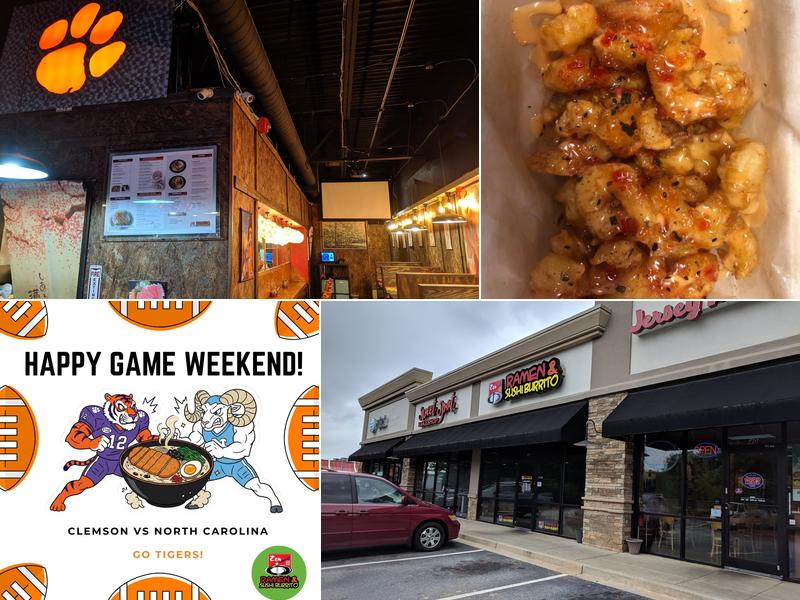 Zen Ramen and Sushi Burrito in Clemson