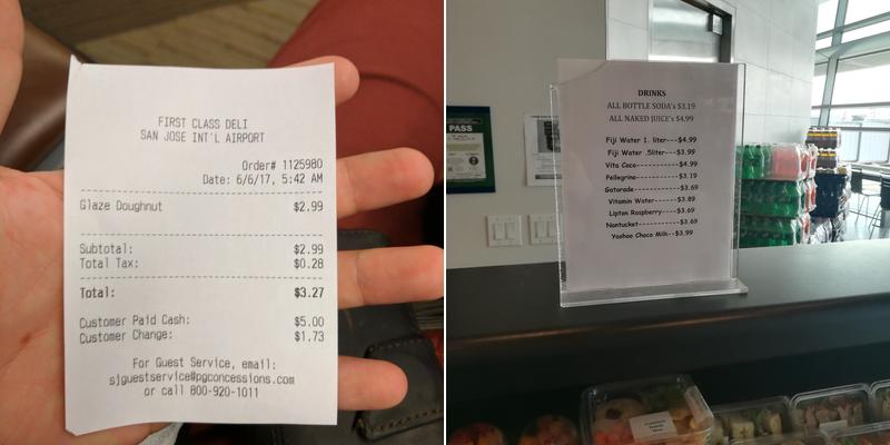 First class deli Menu