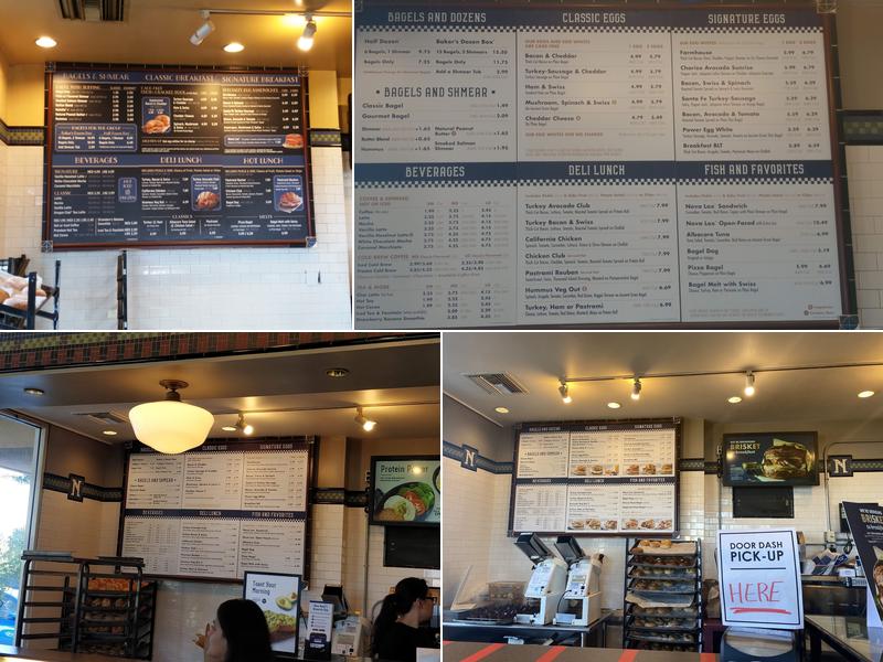 Noah's NY Bagels Menu