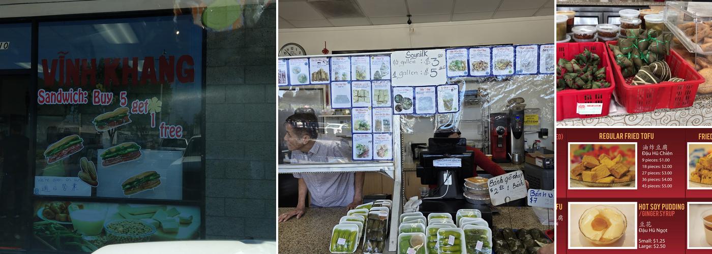 V K Food Products Menu